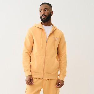 NWT. TRUE RELIGION Men's Multi Horseshoe Zip Hoodie